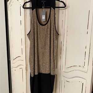 NWT Eileen Fisher sequined rivulet silk crêpe de chine dress